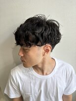 グラフ 立川(Graph.)&nbsp;無造作ニュアンスツーブロックパーマメンズカット