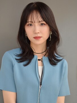 シーン(SCENE) ブリーチなしカラー　韓国風　シースルーバング【天神/今泉】