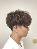 刈り上げツーブロックコリアンマッシュ【TELA HAIR】 　