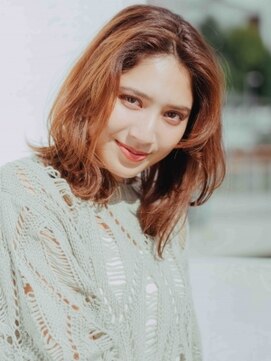 エーバイフー 江坂店(A BY WHO) A BY WHO 江坂/切りっぱなしボブ/透明感カラー