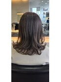 グレージュハイライト