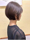 くびれショートボブ＋ 後頭部ふんわり【梅北50代白髪染め】