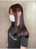 髪質改善インナーカラーレイヤーカット