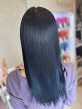 リレーション(Relation) 艶髪ネイビーカラー