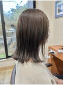 ブリーチなし透明感カラー◎オリーブベージュ
