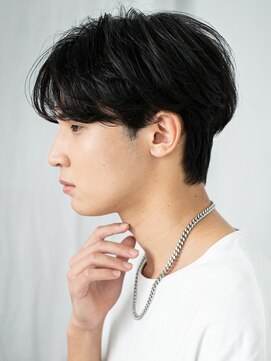 グルーミングサロン バーバー キャッスル 北浦和西口(Grooming salon Barber Castle) アッシュブラック社会人センターパートショートG北浦和