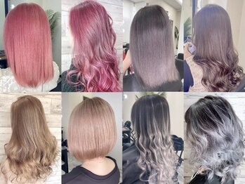 リアル(REAL)の写真/ハイトーンを諦めていた方必見◎水素カラーやケアブリーチを使用することで今まで叶わなかった艶髪を実現☆