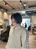 DaVin中目黒　伸ばしかけボブ　前上がりボブ　コンパクトボブ