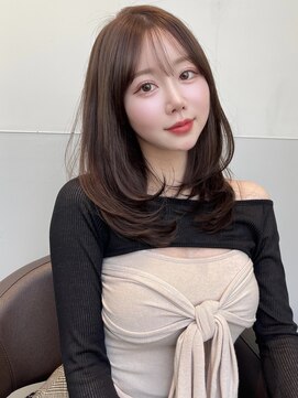 パルス ヨコハマ(PULSE yokohama) ミディアムレイヤーカット内巻き顔まわりレイヤーカット