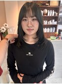 アイロンで簡単スタイリング "ミディアムレイヤー"