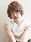 《Agu hair》大人かわいいひし形前下がりショート