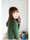 アンブレラカラー/ウェーブパーマ/こなれミディ/前髪/豊田