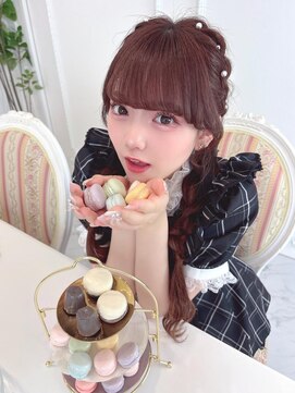 リルミー(Lilme) 石田萌依ちゃん*編み込みおさげヘア*まゆ