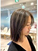 ハイライトカラー×ボブ