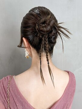 アイティーバイアルバム 下北沢店(IT by ALBUM) おくれ毛オリーブベージュ韓国ヘアロング_ba517282