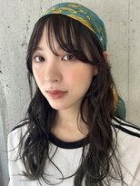 バロンフェム(baLon.fem)&nbsp;【stylistさわだ】ロングパーマ×バンダナアレンジ
