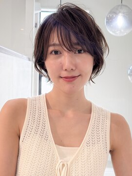 ロンドエニカ 大宮(Lond enika) グランマッシュ/細めハイライト/ショート/白髪ぼかし/前髪☆