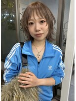 レコ 渋谷(LECO)&nbsp;ハスキーベージュブラウンレイヤーカット