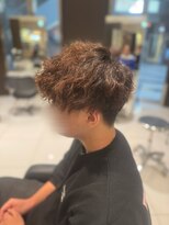 アヴァンスクロス あべのルシアス店(AVANCE. CROSS)&nbsp;刈り上げマッシュ×波巻きパーマ