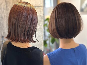 コルテ 反町店(corte)の写真/カラーをしながら髪質改善*TVでも話題のトステアで色持ち/ツヤ◎な質感再整カラー[反町駅徒歩2分/白髪染め]