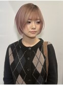 hush bob × hightone pink