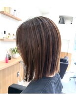 ラフテル(RAFTEL)&nbsp;前下がりヘア　【京都ヘアカット/京都ヘアカラー】