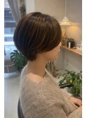 「ニュアンスセンターパートショート」