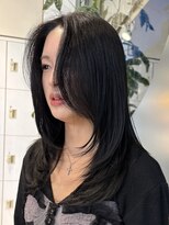 シエル バイ ケンジ 登戸 生田(CIEL by KENJE) 生田レイヤーカット/前髪なし韓国ロング