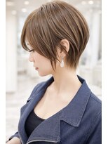 ジプソ 池袋西口(Gypso)&nbsp;白髪ぼかしハイライト＋カット +髪質改善トリートメント