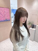 オン キャナルシティ博多前店(on)&nbsp;【博多の哉汰】透けるグレージュミディアムレイヤーカット20代