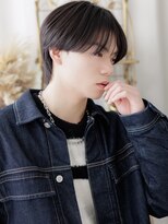 カバーヘア ブリス 川口(COVER HAIR bliss)&nbsp;透明感ダークアッシュダウンバングショートa川口10代20代30代