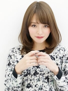 アンフィニー 銀座(ANFINI) 東京 ミディアム ひし形 レイヤー 髪質改善 似合わせカット