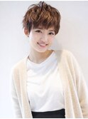 くびれショートマッシュショートデジタルパーマ/メイキー本厚木