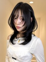 アイトーキョーエス 渋谷(AI TOKYO S)&nbsp;/渋谷ハッシュカット/ミディアムレイヤー/ボブ/小顔カット