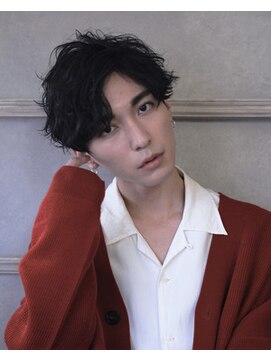 エイチ(H eitf) 【Hエイチ原宿/庭田祥宏】かき上げヘア コンマヘア 韓国