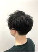 メンズツーブロックパーマスタイル