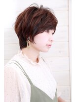 オーシャン(Ocean)&nbsp;[OCEAN Hair&Life藤原純] カジュアルショート×モカブラウン☆