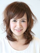 ポンテ 那珂川店(ponte)&nbsp;【風にゆられてフンワリミディアムレイヤースタイル】