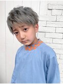 【amule hair】ダブルカラー シルバーkIds/ハイトーンカラー