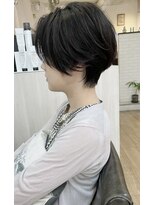 ギフト ヘアー サロン(gift hair salon) 黒髪ハンサムショート☆