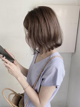 キャンバス バイ ネオリーブ 横浜西口(Canvas by neo.) ボブレイヤー 伸ばし中 パープルベージュ【sk】