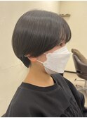 丸みショート＊マッシュショートボブ　【渡辺まみ】