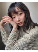 顔周りレイヤーが可愛いオシャレヘアー