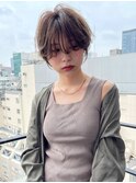 小顔/ひし形/クビレ/丸み/ボブ/20代/30/代/40代/大人ショート