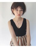 [代々木]ナチュラルピンクスイートAラインの甘辛ショートボブ