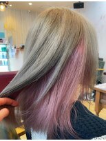 ヘアーサロン リアン 鴻巣店(hair salon Rien)&nbsp;ホワイトベージュ×ピンクベージュ