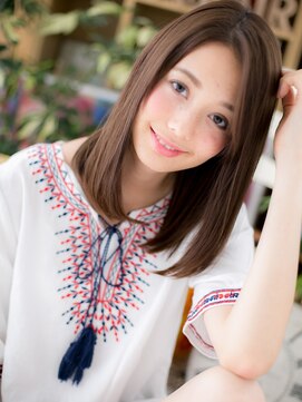 カバーヘア ブリス 川口(COVER HAIR bliss) アシンメトリー艶カラー大人かわいい前下がりc5川口10代20代30代