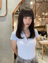 ロンド エスポワール 錦糸町(Lond espoir)&nbsp;レッドブラウンハッシュカット似合わせカット【韓国ヘア鈴木颯】