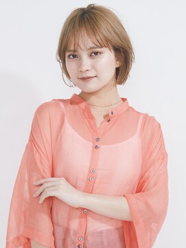 オンク 新宿(onk) 黒髪/グレーベージュ/レイヤーロング/前髪パーマ[新宿駅]