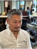 大人海外メンズミリタリーアーミーフェードカット：尾上　雄輝